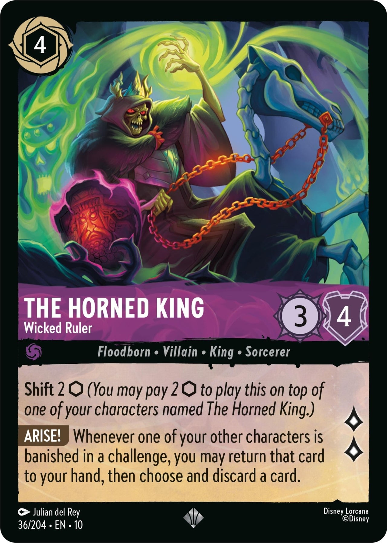 Ravensburger The Horned King - Wicked Ruler (36/204) (Whispers in the Well) by LAB7 Malta, Europe