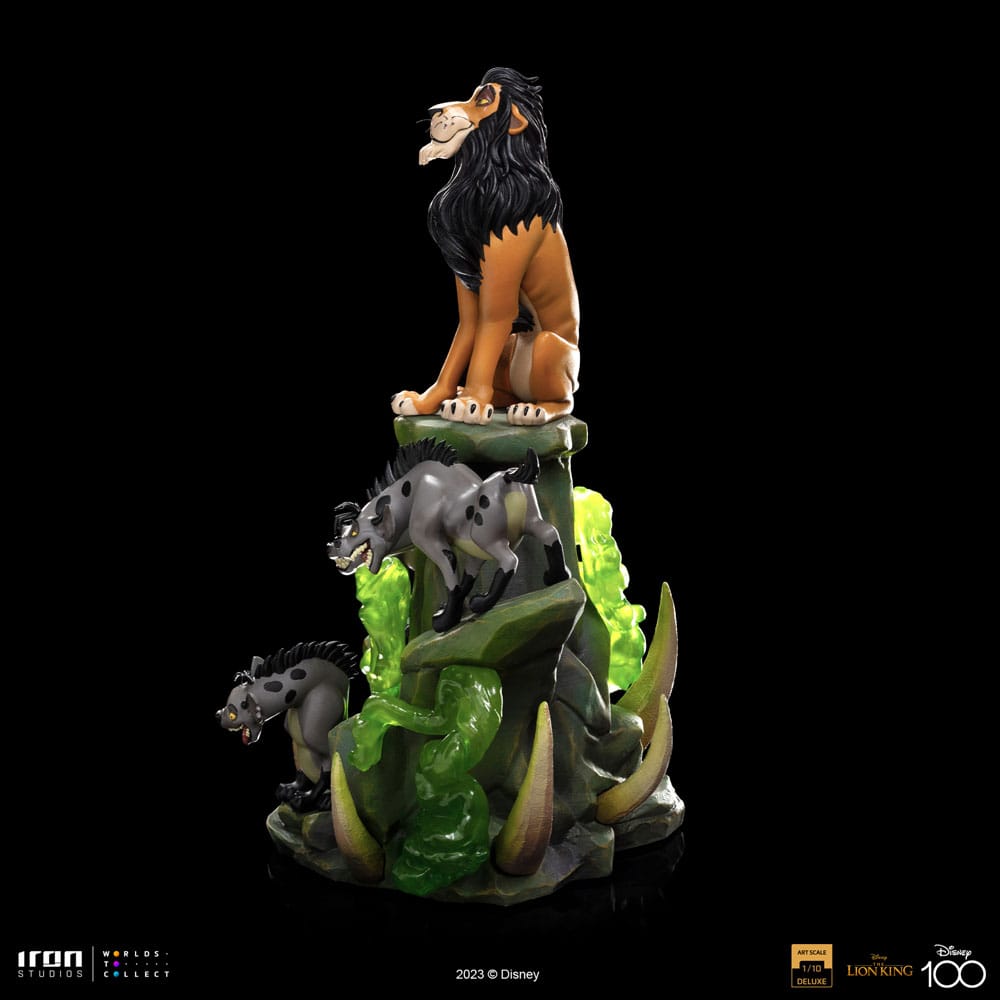 Iron Studios The Lion King Art Scale Deluxe Statue 1/10 Scar Deluxe 31 cm by LAB7 Malta, Europe