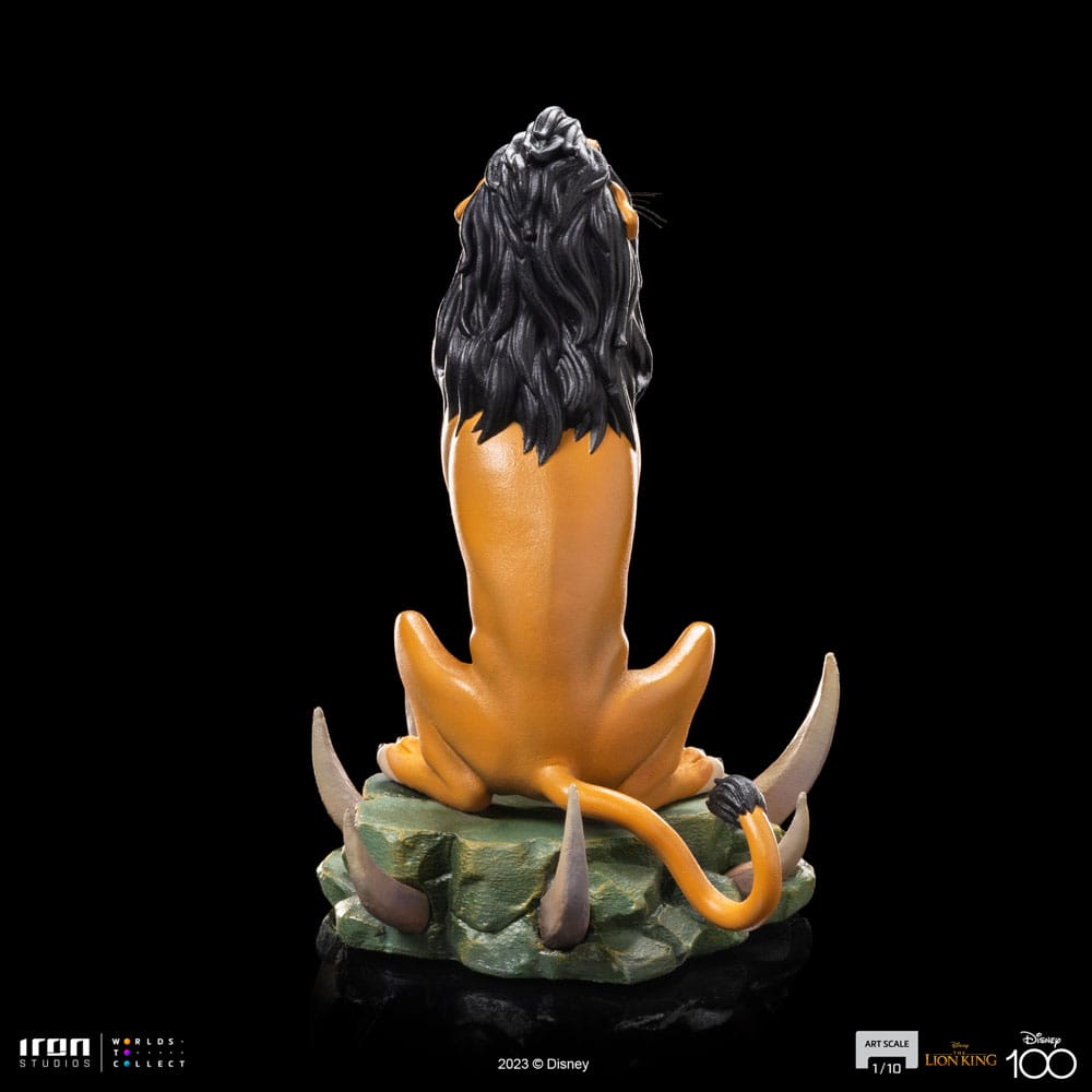 Iron Studios The Lion King Art Scale Statue 1/10 Scar Regular 16 cm by LAB7 Malta, Europe