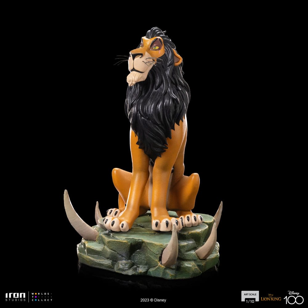 Iron Studios The Lion King Art Scale Statue 1/10 Scar Regular 16 cm by LAB7 Malta, Europe