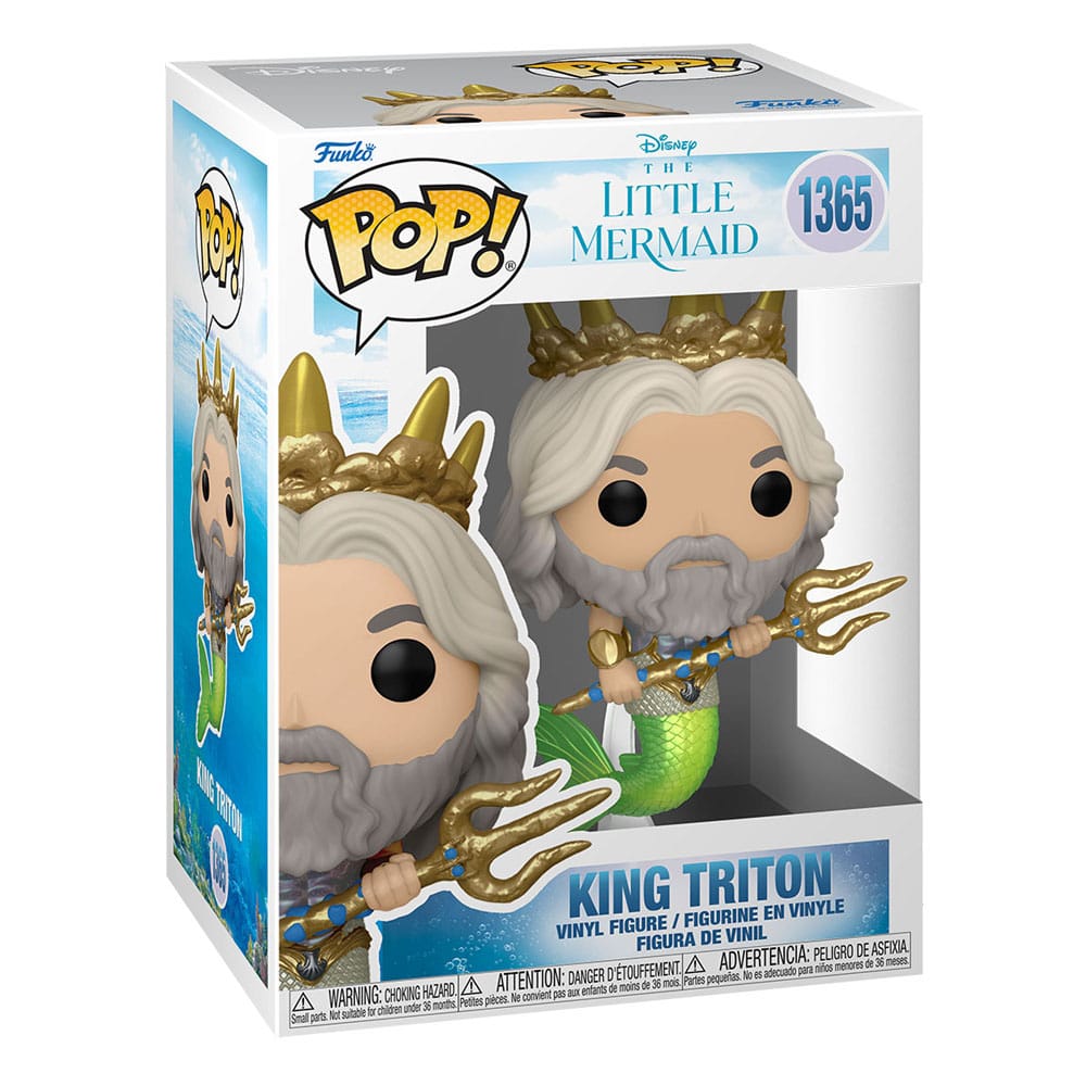 Funko The Little Mermaid POP! Disney Vinyl Figure King Triton 9 cm by LAB7 Malta, Europe