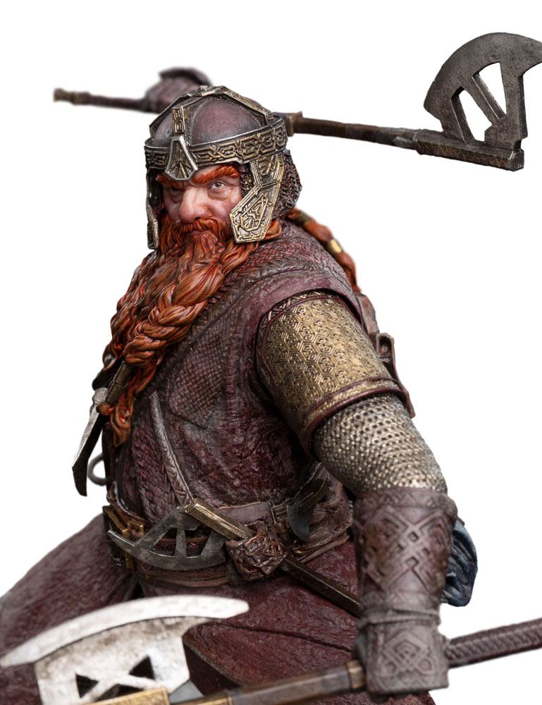 WETA Workshop The Lord of the Rings Figures of Fandom PVC Statue Gimli 19 cm by LAB7 Malta, Europe