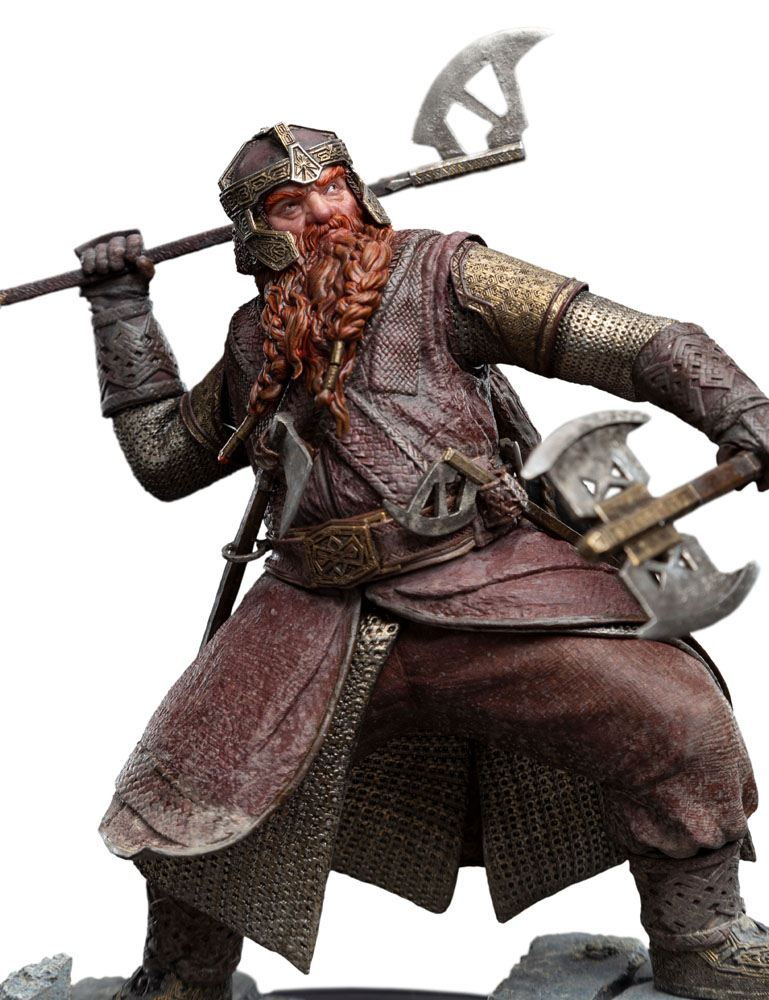 WETA Workshop The Lord of the Rings Figures of Fandom PVC Statue Gimli 19 cm by LAB7 Malta, Europe