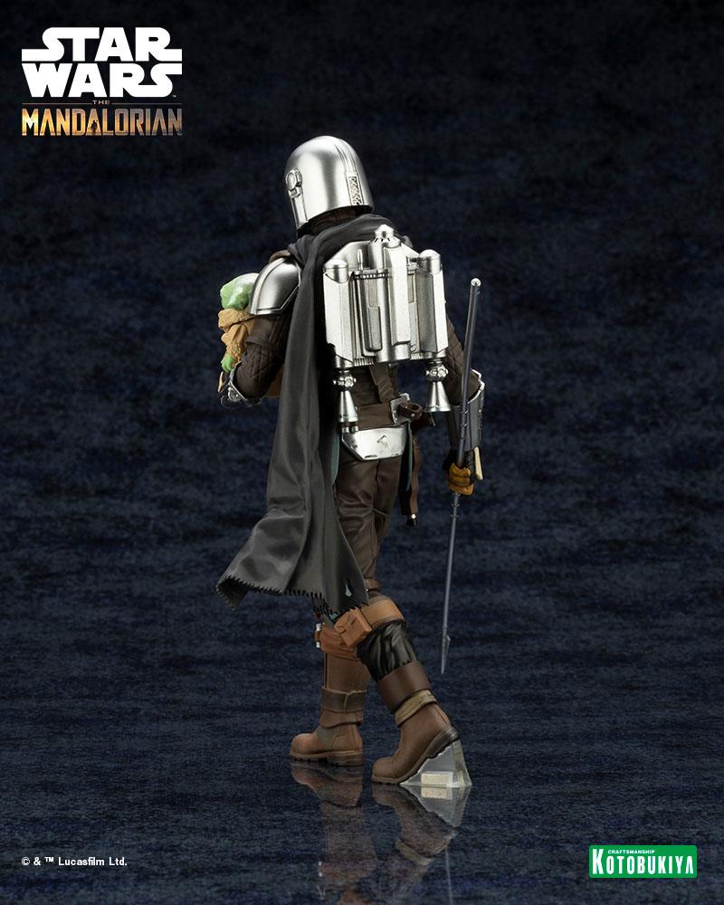 Kotobukiya The Mandalorian ARTFX Statue 1/10 Mandalorian & Grogu with Beskar Staff by LAB7 Malta, Europe