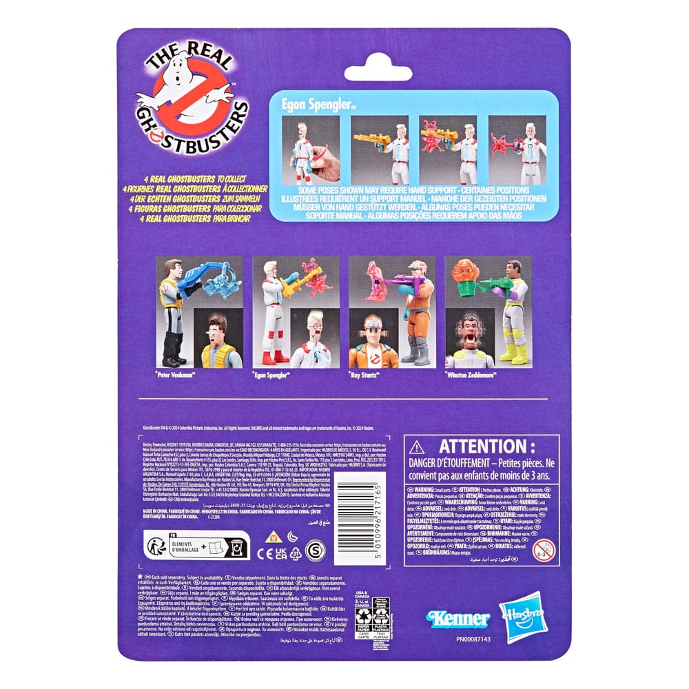 Hasbro The Real Ghostbusters Kenner Classics Action Figure Egon Spengler & Soar Throat Ghost by LAB7 Malta, Europe