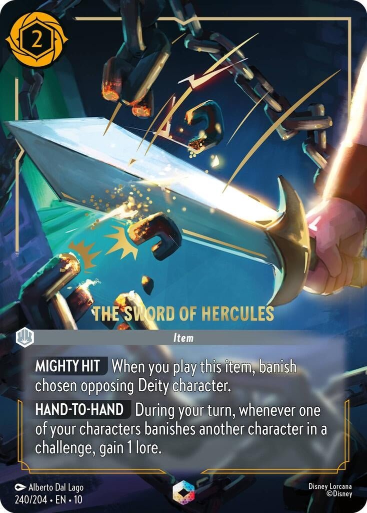 Ravensburger The Sword of Hercules (Enchanted) (240/204) (Whispers in the Well) by LAB7 Malta, Europe