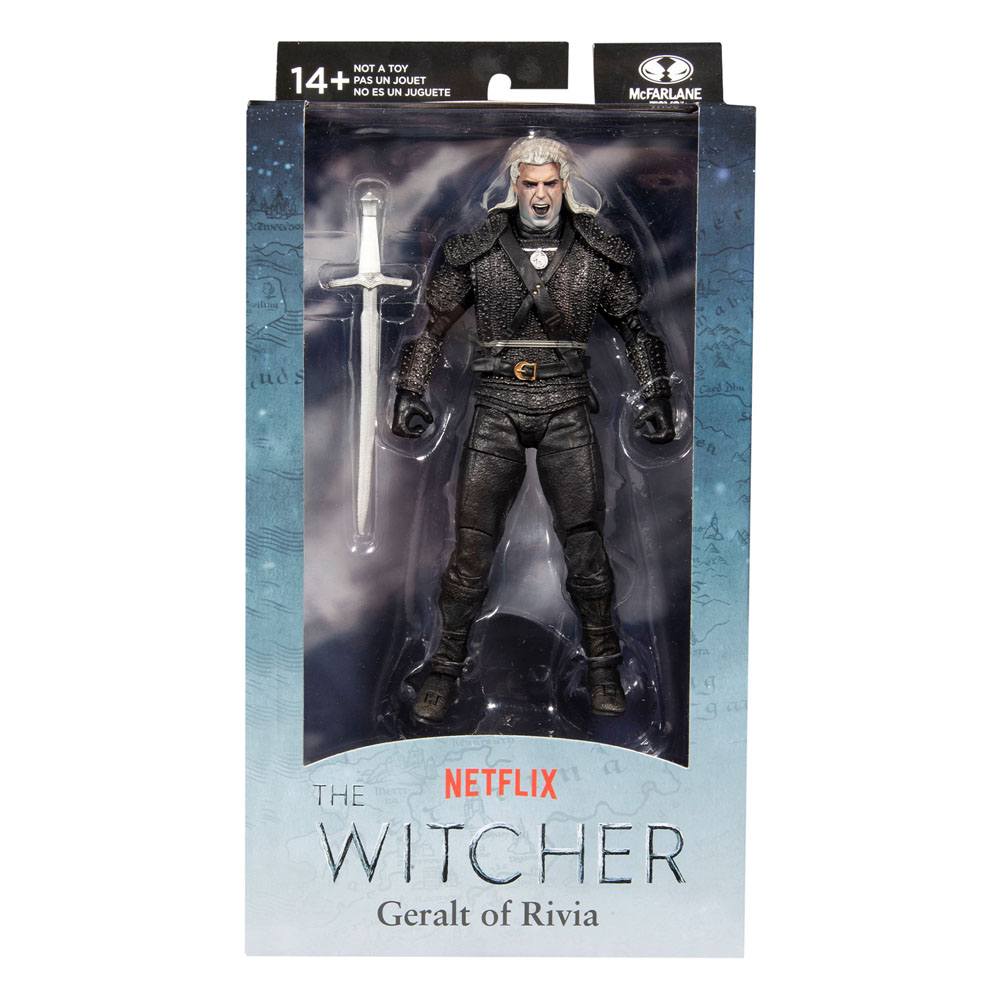 McFarlane The Witcher Action Figure Geralt of Rivia (Kikimora Battle) 18 cm by LAB7 Malta, Europe