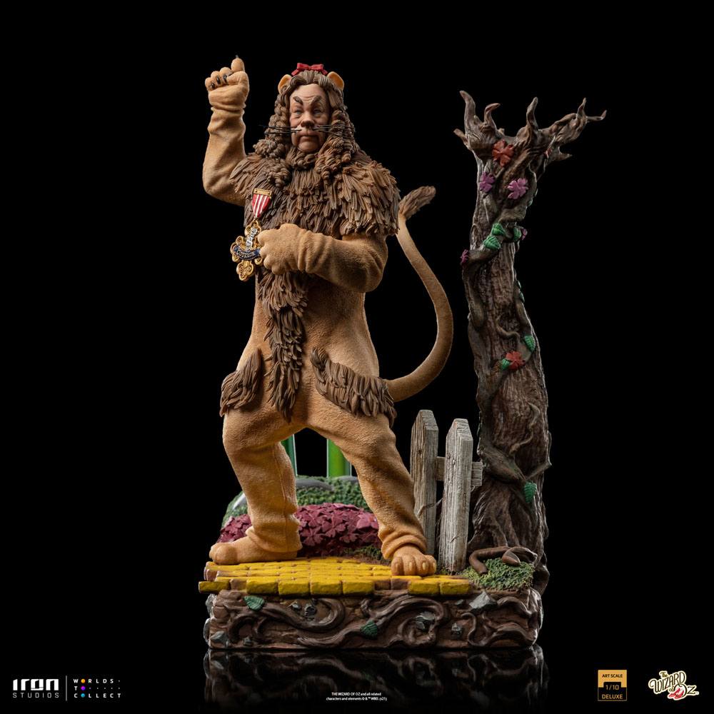 Iron Studios The Wizard of Oz Deluxe Art Scale Statue 1/10 Cowardly Lion 20 cm by LAB7 Malta, Europe