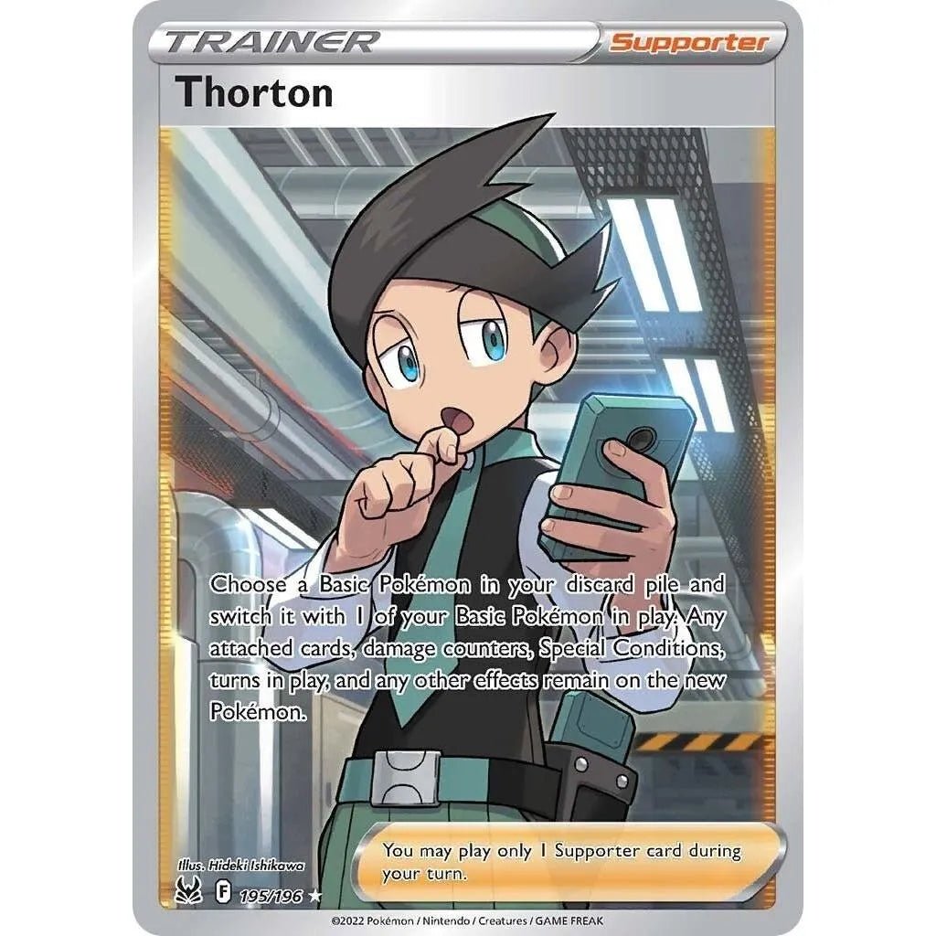 Thorton (Full Art) (195/196) (SWSH11: Lost Origin) in Malta | LAB7