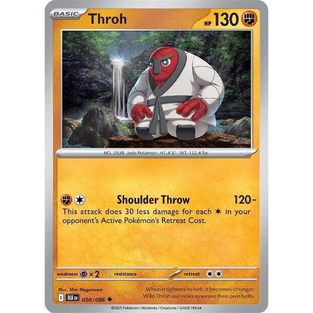 Pokemon Throh (050/086) (SV: Black Bolt) by LAB7 Malta, Europe