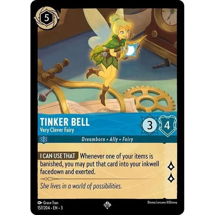 Tinker Bell - Very Clever Fairy (157/204) (Into the Inklands) in Malta | LAB7