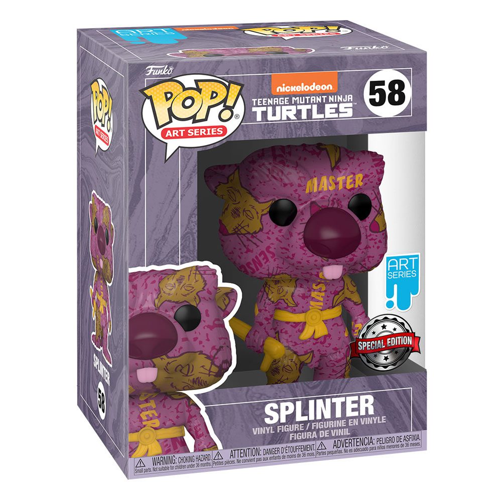 Funko TMNT II: The Secret of the Ooze - Splinter Artist Series Pop! 58 by LAB7 Malta, Europe