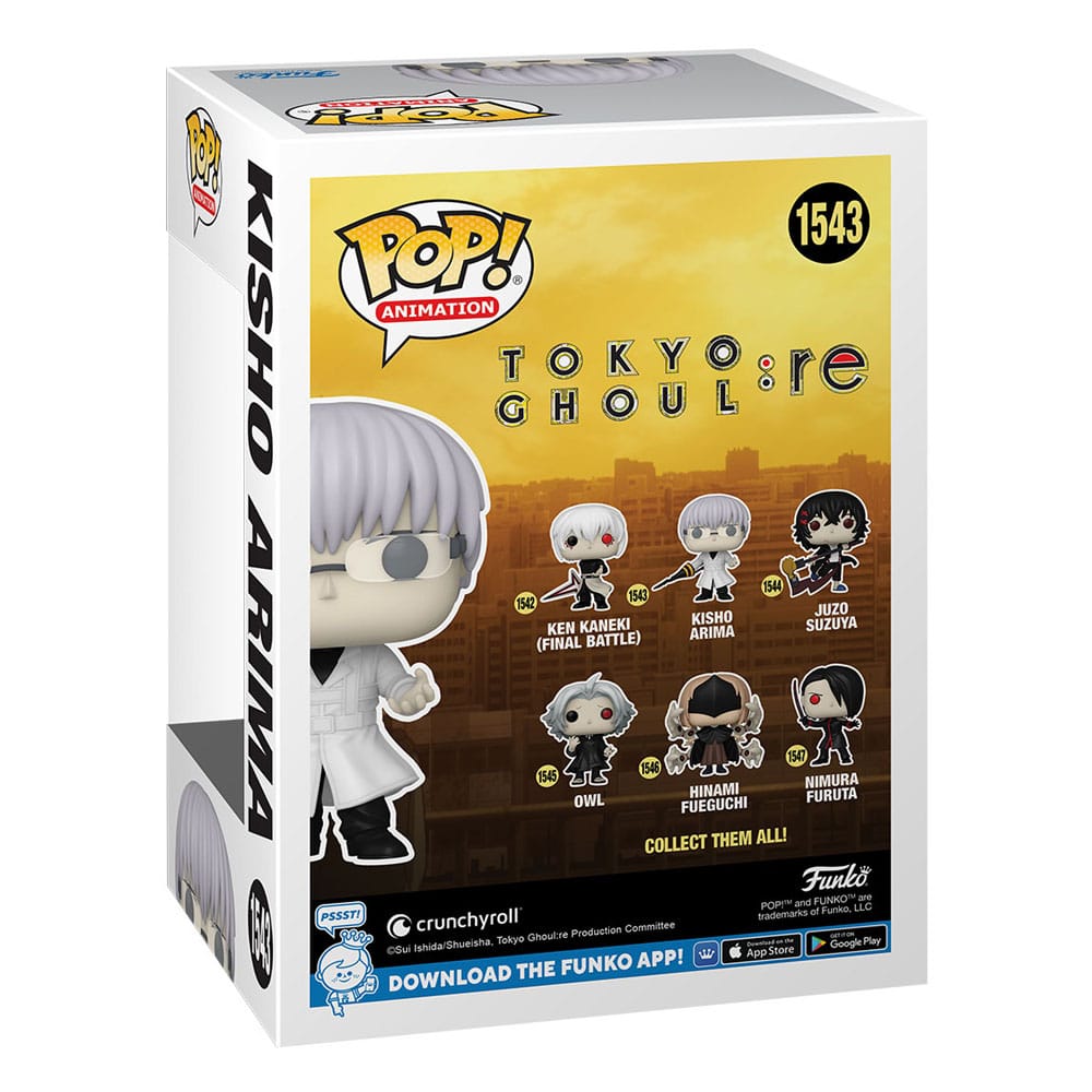 Funko Tokyo Ghoul:re POP! Animation Vinyl Figure Kisho Arima 9 cm by LAB7 Malta, Europe