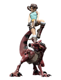 WETA Workshop Tomb Raider Mini Epics Vinyl Figure Lara Croft & Raptor 24 cm by LAB7 Malta, Europe