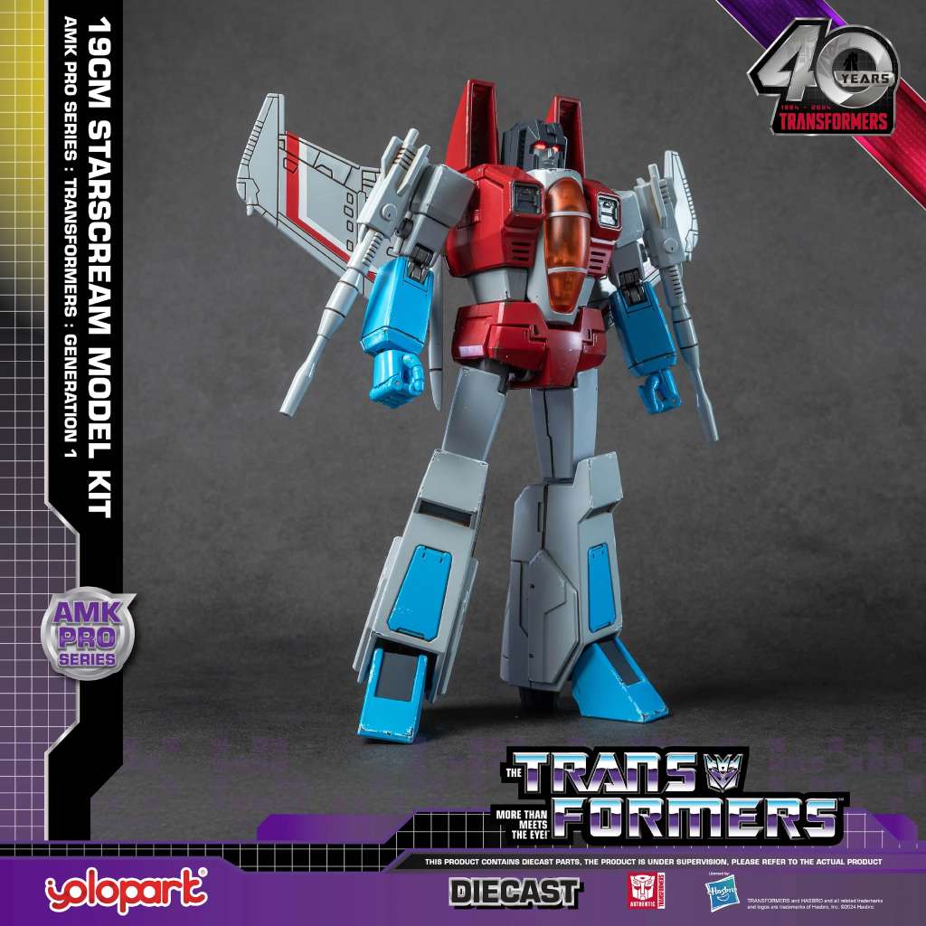 Yolopark Transformers Generation 1 AMK Pro Starscream Model Kit by LAB7 Malta, Europe
