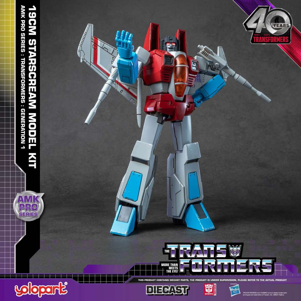 Yolopark Transformers Generation 1 AMK Pro Starscream Model Kit by LAB7 Malta, Europe