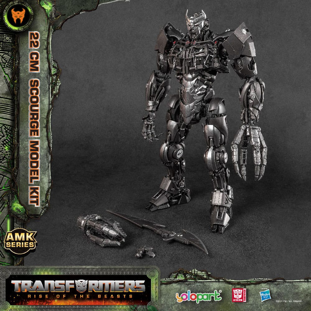 Yolopark Transformers Rise of the Beasts AMK Scourge Model Kit 22cm by LAB7 Malta, Europe