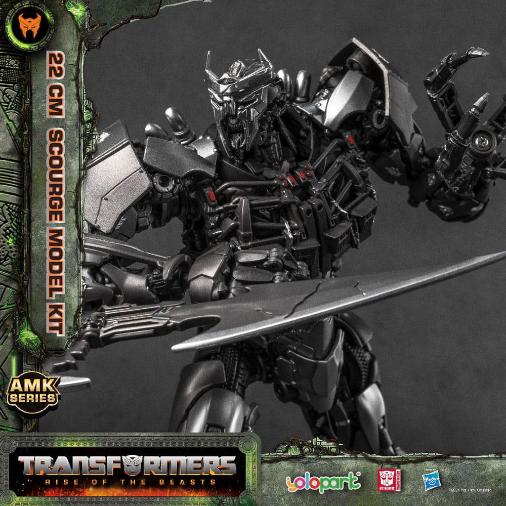 Yolopark Transformers Rise of the Beasts AMK Scourge Model Kit 22cm by LAB7 Malta, Europe