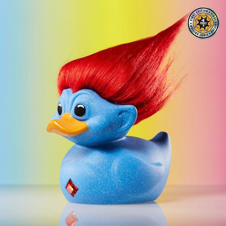 TUBBZ TUBBZ Trolls Glitter Blue Troll (Blue with Red Hair) Cosplaying Duck Collectable by LAB7 Malta, Europe
