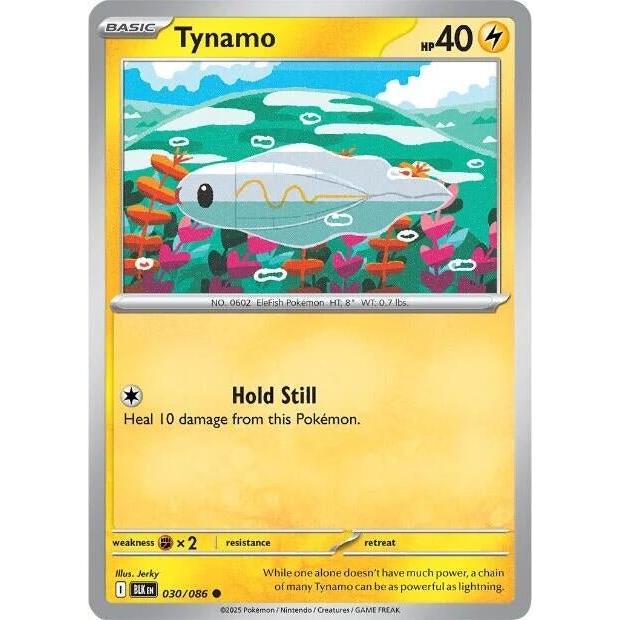Pokemon Tynamo (030/086) (SV: Black Bolt) by LAB7 Malta, Europe