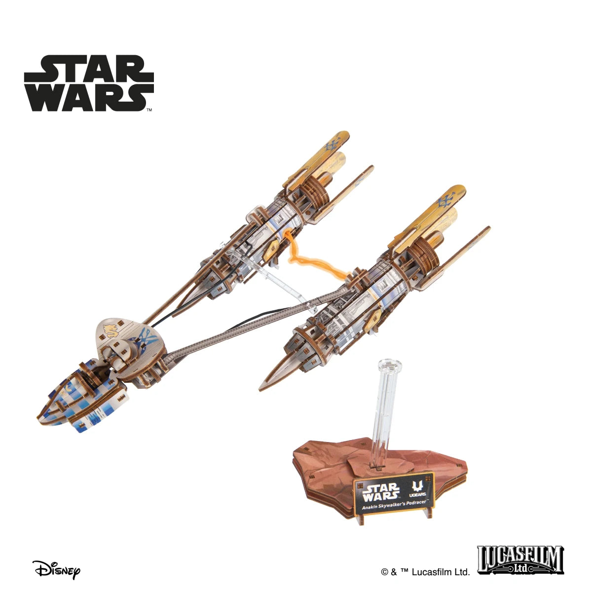 Ugears Anakin Skywalker’s Podracer™ Wooden Puzzle by LAB7 Malta, Europe