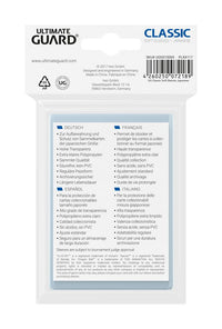 LAB7 Ultimate Guard Classic Soft Sleeves Japanese Size Transparent (100) by LAB7 Malta, Europe