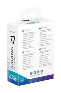LAB7 Ultimate Guard Katana Sleeves Standard Size Black (100) by LAB7 Malta, Europe