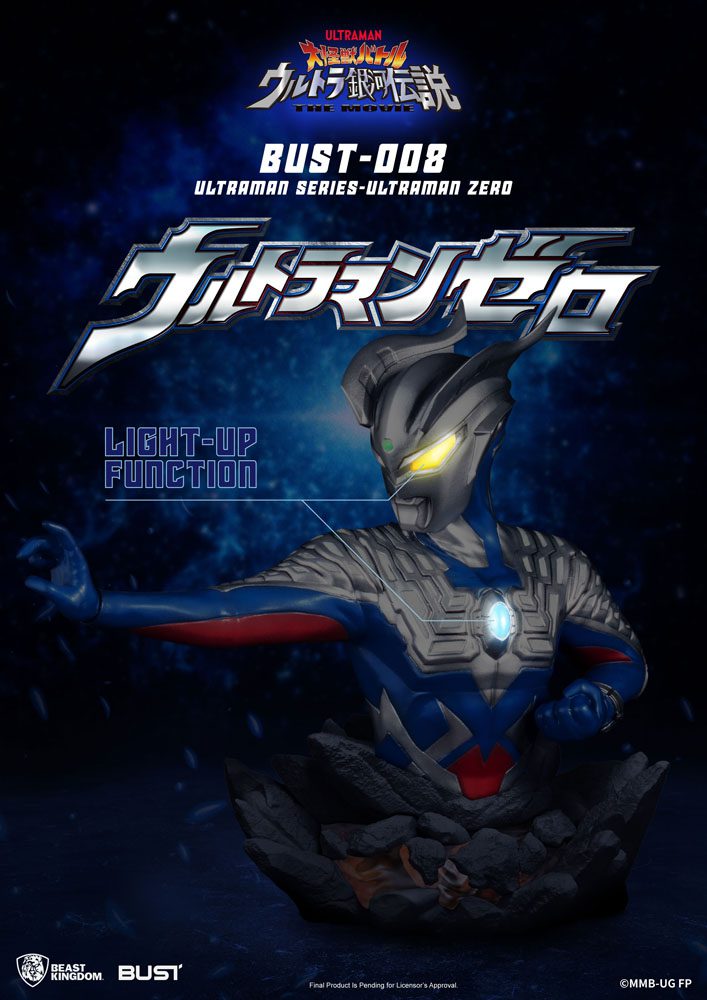 Beast Kingdom Ultraman Series PVC Bust Ultraman Zero 15 cm by LAB7 Malta, Europe