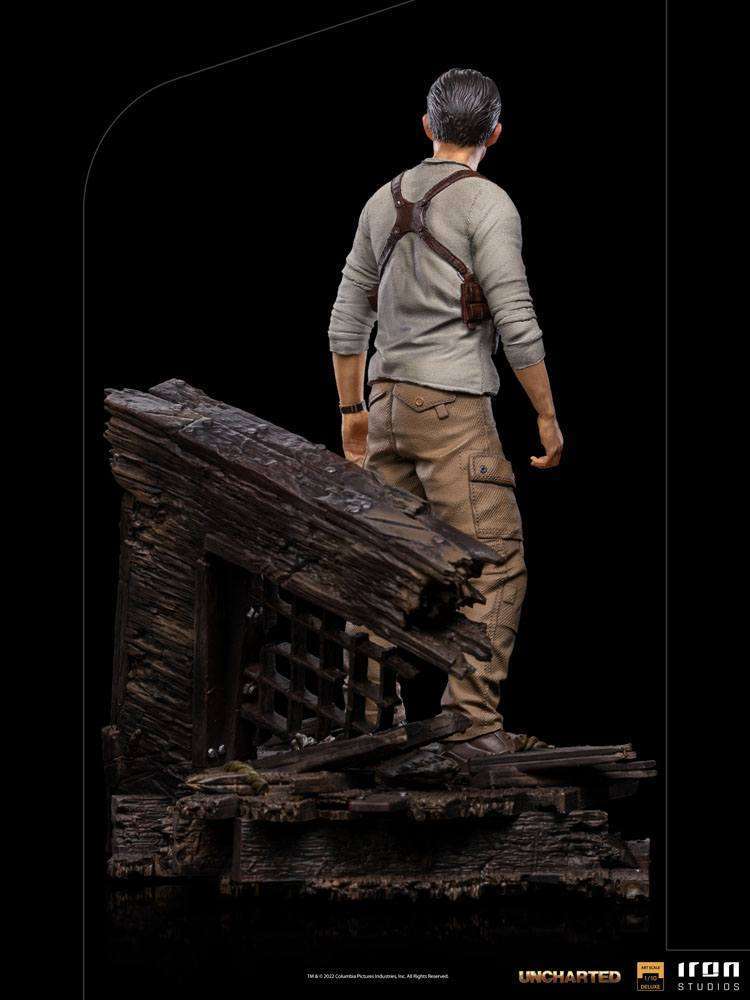 Iron Studios Uncharted Movie Deluxe Art Scale Statue 1/10 Nathan Drake 22 cm by LAB7 Malta, Europe