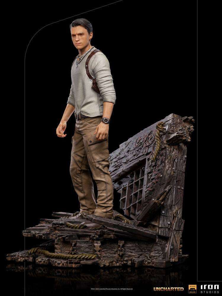Iron Studios Uncharted Movie Deluxe Art Scale Statue 1/10 Nathan Drake 22 cm by LAB7 Malta, Europe