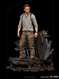 Iron Studios Uncharted Movie Deluxe Art Scale Statue 1/10 Nathan Drake 22 cm by LAB7 Malta, Europe