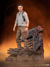 Iron Studios Uncharted Movie Deluxe Art Scale Statue 1/10 Nathan Drake 22 cm by LAB7 Malta, Europe