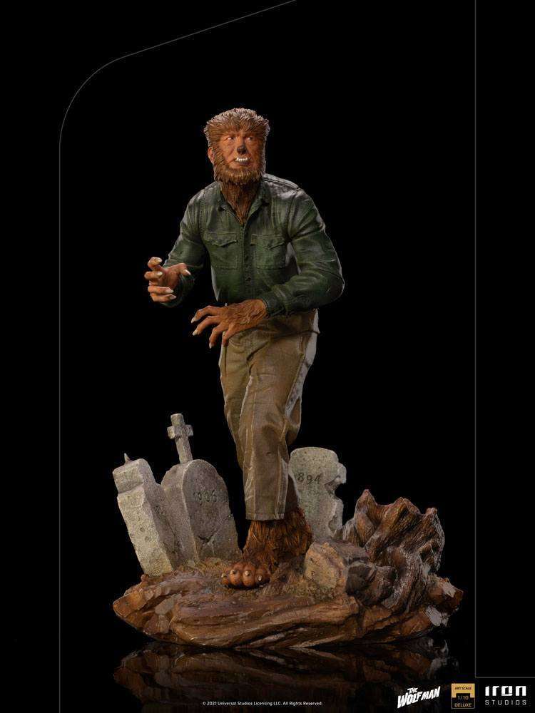 Iron Studios Universal Monsters Deluxe Art Scale Statue 1/10 The Wolf Man by LAB7 Malta, Europe
