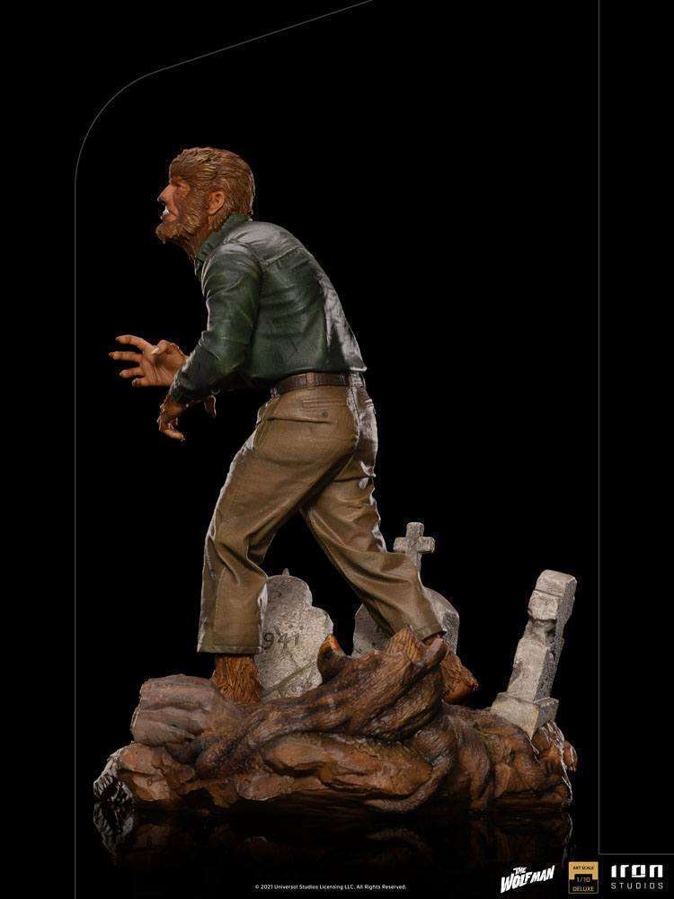 Iron Studios Universal Monsters Deluxe Art Scale Statue 1/10 The Wolf Man by LAB7 Malta, Europe