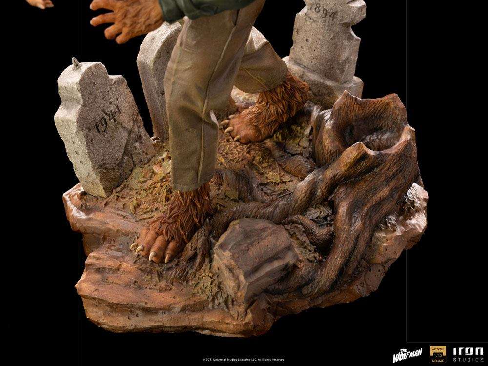 Iron Studios Universal Monsters Deluxe Art Scale Statue 1/10 The Wolf Man by LAB7 Malta, Europe