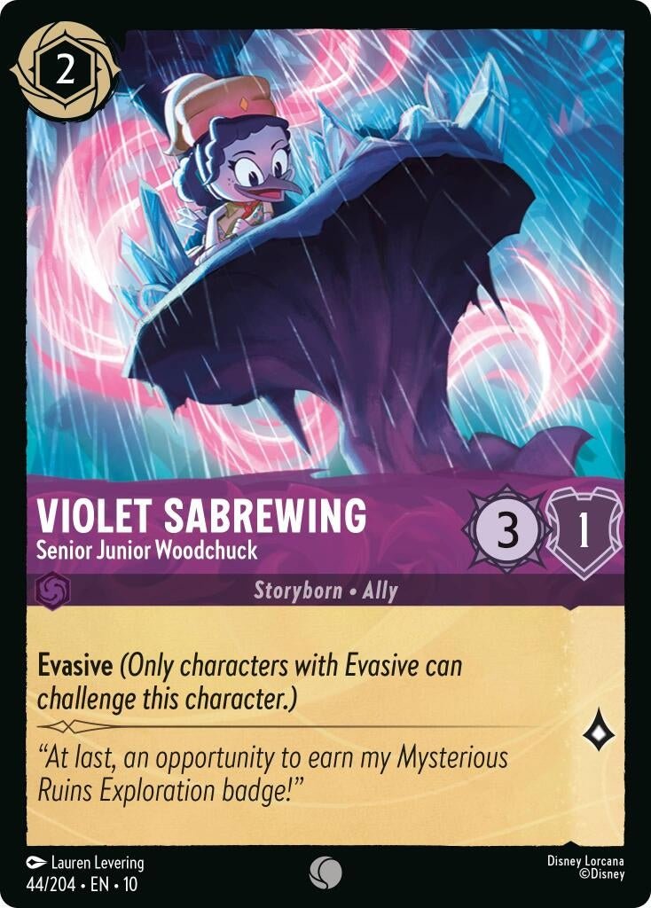 Ravensburger Violet Sabrewing - Senior Junior Woodchuck (44/204) (Whispers in the Well) by LAB7 Malta, Europe