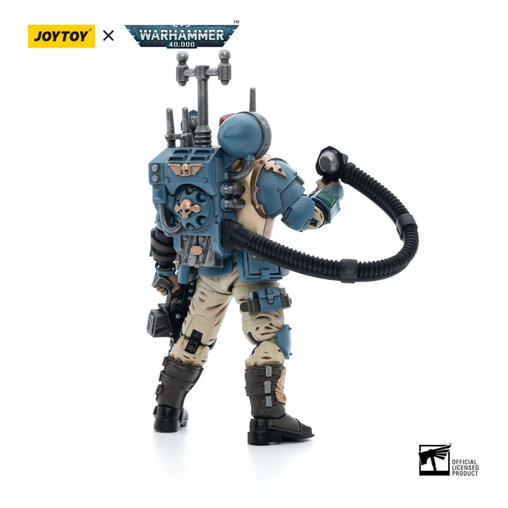 Warhammer 40k Action Figure 1/18 Astra Militarum Tempestus Scions Command Squad 55th Kappic Eagles Vox Operator by LAB7 Malta