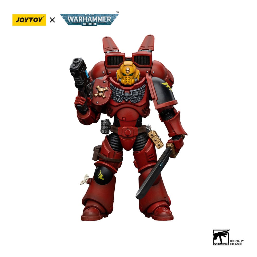 Joy Toy Warhammer The Horus Heresy Action Figure 1/18 Blood Angels Jump Pack Intercessors Sergeant With Plasma Pistol 12 cm by LAB7 Malta, Europe