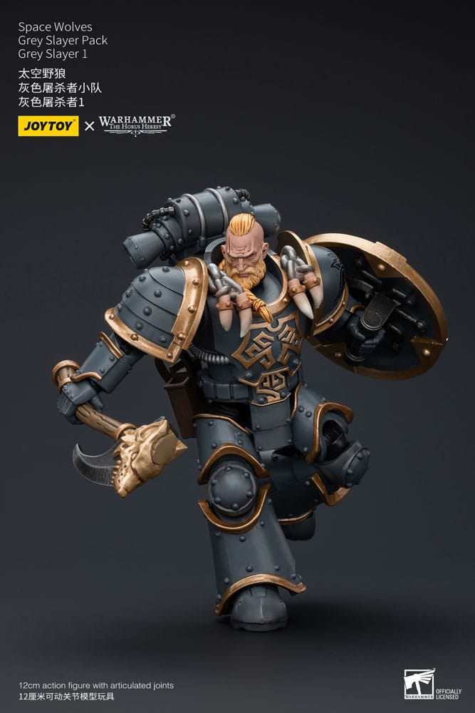 Joy Toy Warhammer The Horus Heresy Space Wolves Grey Slayer 1/18 Figure by LAB7 Malta, Europe