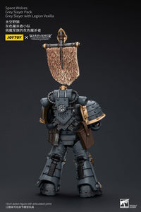 Joy Toy Warhammer The Horus Heresy Space Wolves Grey Slayer w/ Legion Vexilla by LAB7 Malta, Europe
