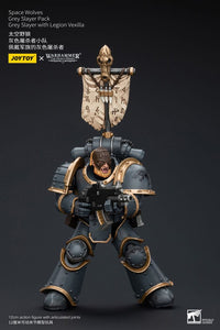 Joy Toy Warhammer The Horus Heresy Space Wolves Grey Slayer w/ Legion Vexilla by LAB7 Malta, Europe