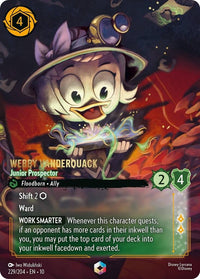 Ravensburger Webby Vanderquack - Junior Prospector (Enchanted) (229/204) (Whispers in the Well) by LAB7 Malta, Europe