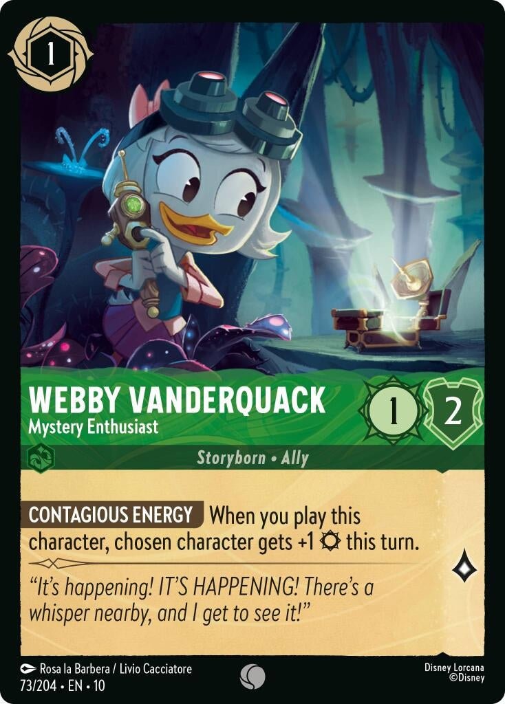 Ravensburger Webby Vanderquack - Mystery Enthusiast (73/204) (Whispers in the Well) by LAB7 Malta, Europe