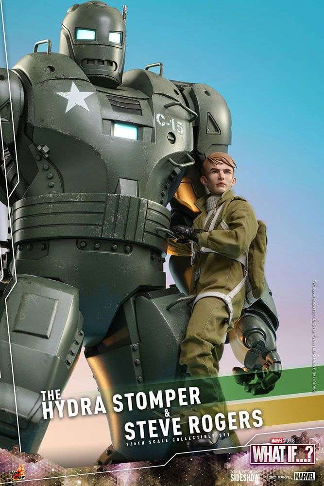Hot Toys What If...? Action Figures 1/6 Steve Rogers & The Hydra Stomper 28 - 56 cm by LAB7 Malta, Europe