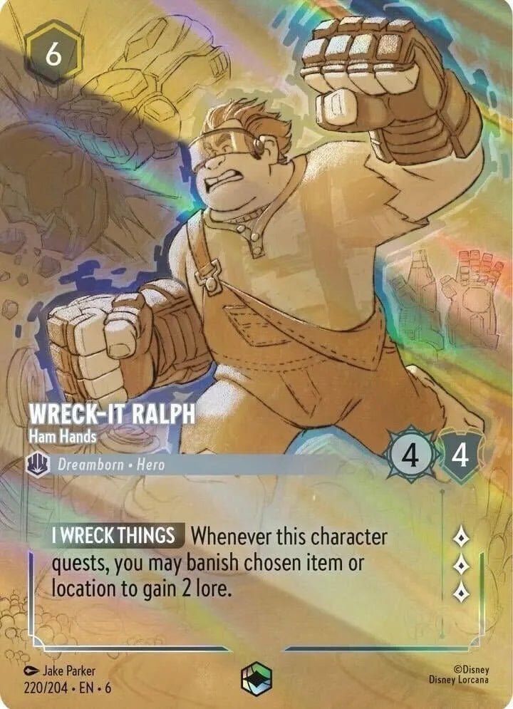 Wreck-It Ralph - Ham Hands (Enchanted) (220/204) (Azurite Sea) in Malta | LAB7