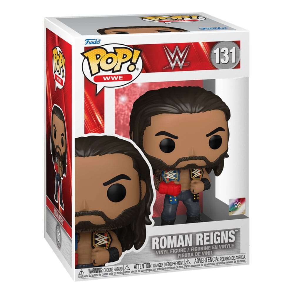 Funko WWE - Roman Reigns with Two Championship Belts Pop! Vinyl Figure by LAB7 Malta, Europe