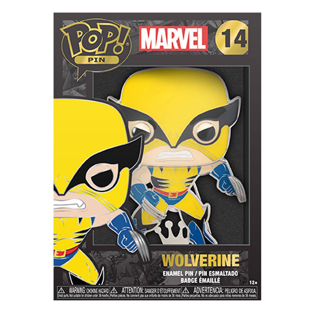 Funko X - Men - Wolverine 4" Pop! Enamel Pin by LAB7 Malta, Europe