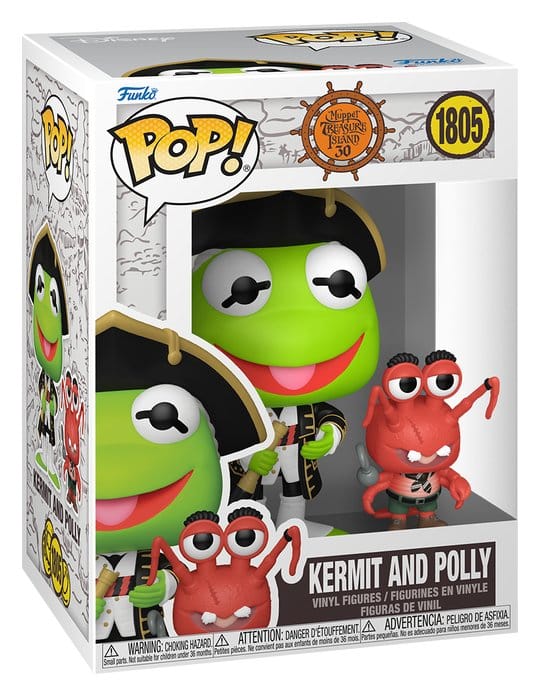 Funko POP! Muppet Treasure Island – Kermit & Polly Vinyl Figure