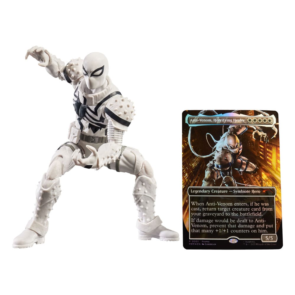 Hasbro Marvel Legends MTG Agent Anti-Venom Action Figure & Exclusive Foil Card 15cm