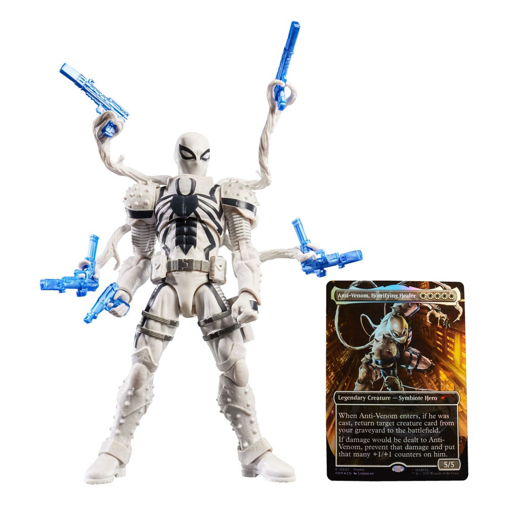 Hasbro Marvel Legends MTG Agent Anti-Venom Action Figure & Exclusive Foil Card 15cm